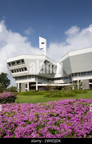 La mairie de Jurong était le siège de la Jurong Town Corporation (JTC). Singapour, construit dans le style moderniste de l'architecture brutaliste Banque D'Images