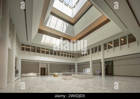 La mairie de Jurong était le siège de la Jurong Town Corporation (JTC). Singapour, construit dans le style moderniste de l'architecture brutaliste Banque D'Images