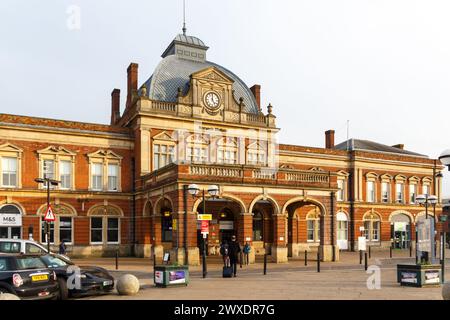 La gare de Norwich Banque D'Images