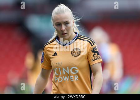 Walsall, Royaume-Uni. 30 mars 2024. Jutta Rentala pendant le match de Super League féminine de Barclays entre Aston Villa et Leicester City au stade Bescot crédit : Ryan Asman/on Her Side crédit : Ryan Asman/Alamy Live News Banque D'Images