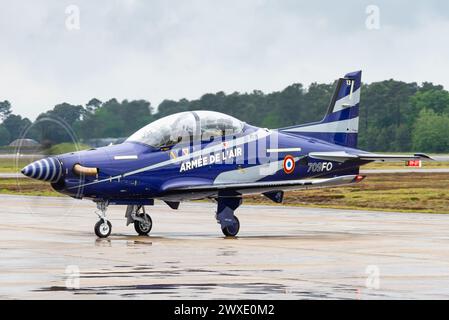 Un avion d'entraînement avancé Pilatus PC-21 de l'armée de l'air et de l'espace français. Banque D'Images