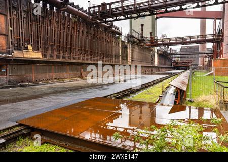 Zeche Zollverein architecture industrielle de cokerie, site du patrimoine mondial de l'UNESCO, région de la Ruhr, Essen, Allemagne Banque D'Images