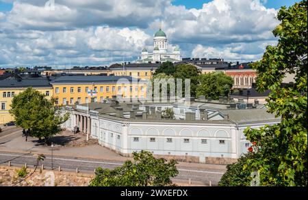 Helsinki ville, Finlande, district de Kruununhaka. Banque D'Images