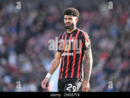 Vitality Stadium, Boscombe, Dorset, Royaume-Uni. 30 mars 2024. Premier League Football, AFC Bournemouth contre Everton ; Philip Billing de Bournemouth crédit : action plus Sports/Alamy Live News Banque D'Images