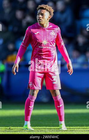 Sheffield, Royaume-Uni. 29 mars 2024. Aimar Govea lors du Sheffield Wednesday FC vs Swansea City AFC Sky Bet EFL Championship match au Hillsborough Stadium, Sheffield, Angleterre, Royaume-Uni le 29 mars 2024 Credit : Every second Media/Alamy Live News Banque D'Images