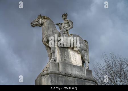 Kriegerdenkmal von Franz Prietel, Nerotal, Wiesbaden, Hessen, Deutschland Banque D'Images