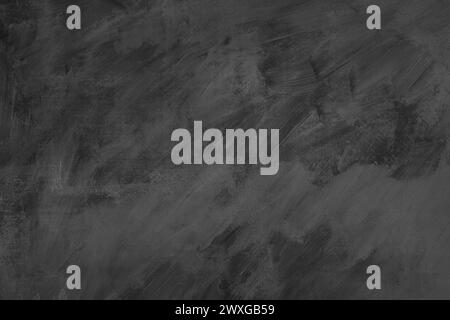 Surface de motif de peinture abstraite sombre mur de fond de texture de conception grunge noir ancien. Banque D'Images
