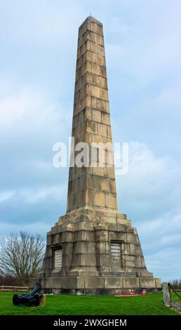 Le monument de la patrouille de Douvres à St Margarets Bay dans le Kent, en Angleterre. Le monument commémore la patrouille de Douvres de la Royal Navy pendant la première Guerre mondiale Banque D'Images