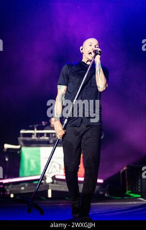 Linkin Park en concerto all'i-days, Autodromo di Monza Banque D'Images