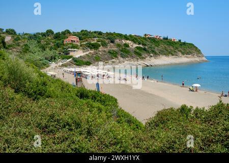 AiHelis Beach, Céphalonie, Grèce Banque D'Images