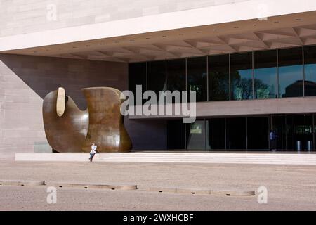 Washington, D.C., États-Unis, Amérique du Nord - National Gallery of Art, entrée de l'aile est. L'un des musées de la Smithsonian institution. Banque D'Images