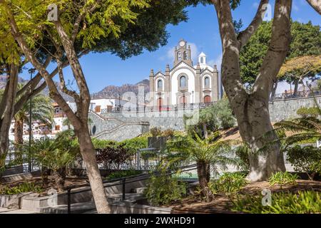 L'église Parroquia de Santa Lucía à Santa Lucia de Tirajana sur l'île Gran Canaria, Espagne Banque D'Images