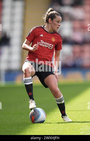 Leigh, Royaume-Uni. 31 mars 2024. Leigh, Royaume-Uni. 31 mars 2024. Manchester United Women v Everton Women’s Super League féminine. Ella Toone de Manchester United lors du match de Super League féminin entre Manchester United et Everton au Leigh Sports Village le 31 mars 2024 à Leigh, Angleterre. Crédit : ALAN EDWARDS/Alamy Live News Banque D'Images