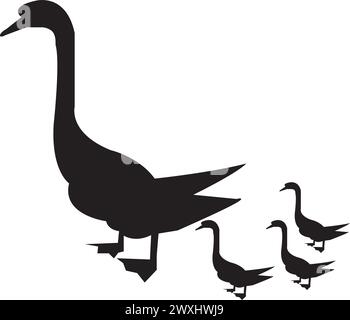 icône de canard illustration vectorielle conception simple Illustration de Vecteur