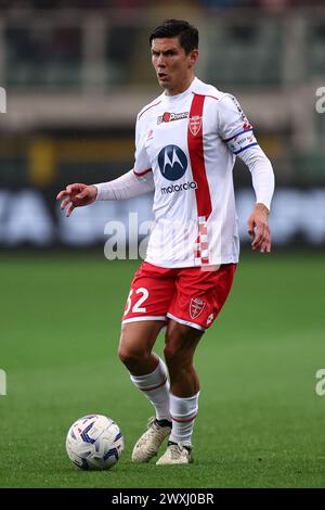 Matteo Pessina de l'AC Monza en action lors du match de Serie A entre Torino FC et AC Monza au Stadio Olimpico le 30 mars 2024 à Turin, Italie . Banque D'Images