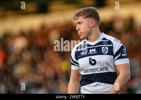 Featherstone, Angleterre - 29 mars 2024 Harry Bowes de Featherstone Rovers. Rugby League Betfred Championship, Featherstone Rovers vs Wakefield Trinity au Millenium Stadium, Featherstone, Royaume-Uni Dean Williams Banque D'Images