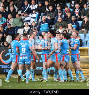 Featherstone, Angleterre - 29 mars 2024 Rugby League Betfred Championship, Featherstone Rovers vs Wakefield Trinity au Millenium Stadium, Featherstone, Royaume-Uni Dean Williams Banque D'Images