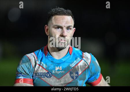 Featherstone, Angleterre - 29 mars 2024 Wakefield Trinity's Luke Gale Rugby League Betfred Championship, Featherstone Rovers vs Wakefield Trinity au Millennium Stadium, Featherstone, Royaume-Uni Dean Williams Banque D'Images