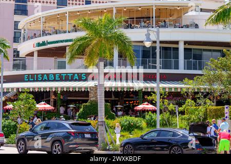 West Palm Beach, FL, États-Unis - 24 mars 2024 : Elisabettas Italian Restaurant West Palm Beach FL Banque D'Images
