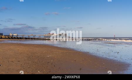 Cromer, Norfolk, Angleterre, Royaume-Uni - 19 novembre 2022 : la jetée de Cromer Banque D'Images