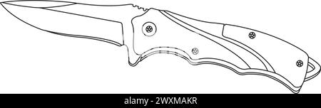 motif symbole d'illustration vectoriel d'icône de couteau Illustration de Vecteur
