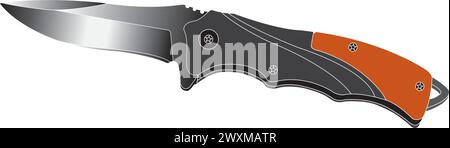 motif symbole d'illustration vectoriel d'icône de couteau Illustration de Vecteur