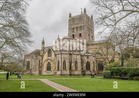 Abbaye de Tewkesbury Banque D'Images