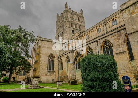 Abbaye de Tewkesbury Banque D'Images