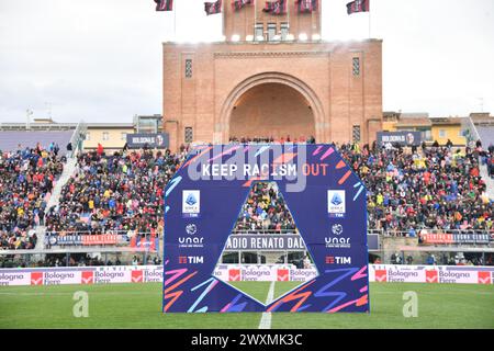 Bologne, Italie. 01st Apr, 2024. Foto Massimo Paolone /LaPresse 01 Aprile 2024 Bologna Italia sport calcio Bologna vs Salernitana - Campionato di calcio Serie A Tim 2023/2024 - Stadio Dall'Ara Nella foto: photo Massimo Paolone /LaPresse 01 avril 2024 Bologne Italie football sportif Bologne vs Salernitana - championnat de football SERIE A TIM 2023/2024 - stade Dall'Ara dans l'image : crédit : LaPresse/Alamy Live News Banque D'Images