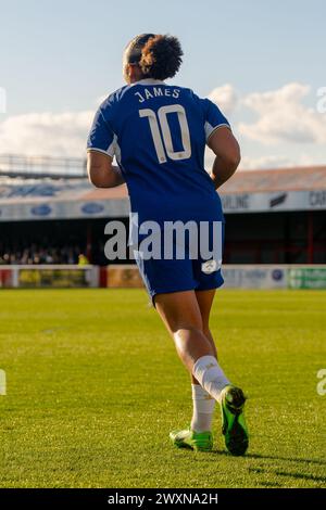 Dagenham, Royaume-Uni. 24 mars 2024. Lauren James au Chigwell construction Stadium, Dagenham, Angleterre. (Rachel Lee/SPP) crédit : photo de presse sportive SPP. /Alamy Live News Banque D'Images