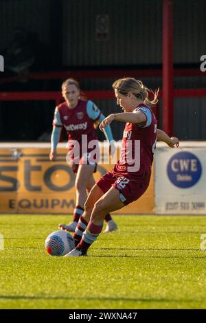 Dagenham, Royaume-Uni. 24 mars 2024. Katrina Gorry au Chigwell construction Stadium, Dagenham, Angleterre. (Rachel Lee/SPP) crédit : photo de presse sportive SPP. /Alamy Live News Banque D'Images