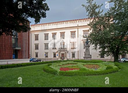 Hôtel de ville de Cracovie, Palais Wielopolski, Cracovie, Malopolska, petite Pologne Banque D'Images