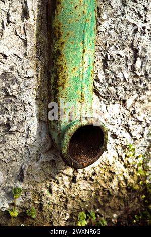 Détails d'une ancienne maison paysanne en basse-Romagne Banque D'Images