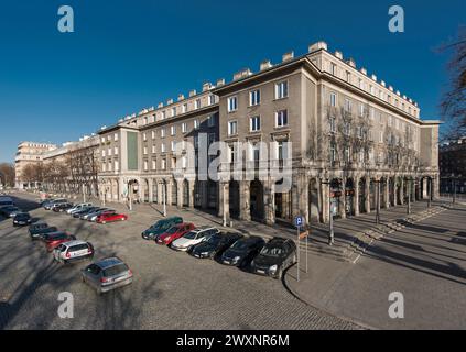 Reagan Central Square, Nowa Huta, Cracovie, Pologne Banque D'Images