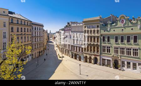 Grodzka Street, vieille ville, Cracovie, Pologne Banque D'Images