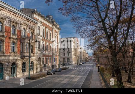 Basztowa Street, vieille ville, Cracovie, Pologne Banque D'Images