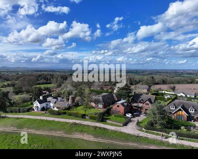 Lyth Hill - près de Shrewsbury dans le Shropshire Banque D'Images