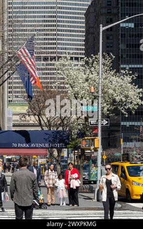 Le 70 Park Avenue Hotel est un hôtel de charme situé dans le quartier Murray Hill de Manhattan, 2024, New York City, États-Unis Banque D'Images