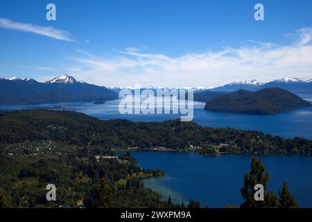 Cerro Campanario à Bariloche à Los Lagos (région des lacs) en Argentine, Amérique du Sud Banque D'Images