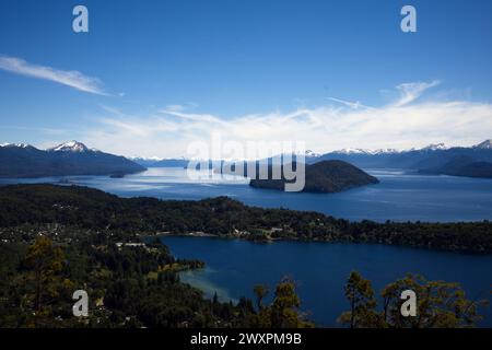 Cerro Campanario à Bariloche à Los Lagos (région des lacs) en Argentine, Amérique du Sud Banque D'Images