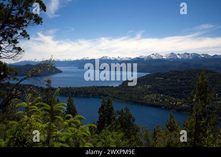 Cerro Campanario à Bariloche à Los Lagos (région des lacs) en Argentine, Amérique du Sud Banque D'Images