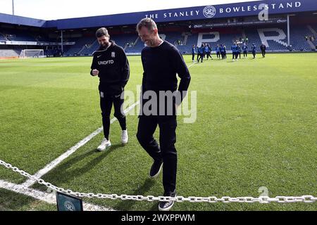 Londres, Royaume-Uni. 29 mars 2024. MATRADE Loftus Road Stadium MATRADE Loftus Road Stadium Gary Rowett, entraîneur intérimaire de New Birmingham City lors du match EFL Sky Bet Championship entre Queens Park Rangers et Birmingham City au MATRADE Loftus Road Stadium England le 29 mars 2024. (Andy Shaw/SPP) (Andy Shaw/SPP) crédit : SPP Sport Press photo. /Alamy Live News Banque D'Images