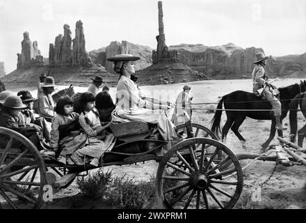 Carroll Baker, sur le tournage du film, 'Cheyenne Autumn', Warner Bros, 1964 Banque D'Images