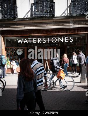 Librairie Waterstones à Cambridge Royaume-Uni Banque D'Images