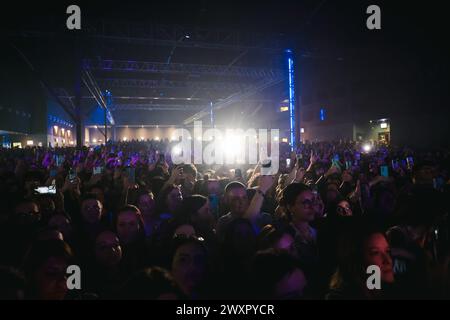 Milan, Italie. 01st Apr, 2024. Milan, Fletcher se produit en concert lors de la tournée In Search of the Antidote. Sur la photo : audience Credit : Independent photo Agency/Alamy Live News Banque D'Images
