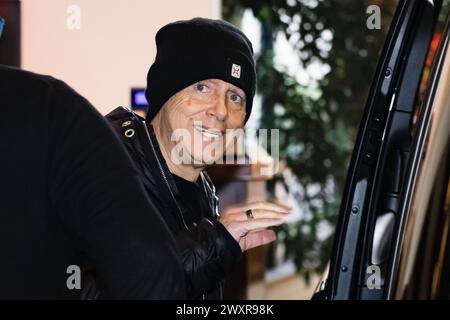 Milan, Italie. 01st Apr, 2024. Martin Gore de Depeche mode est vu à Milan, Italie, le 1er avril 2024. (Photo de Alessandro Bremec/NurPhoto) crédit : NurPhoto SRL/Alamy Live News Banque D'Images