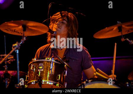 Zac Hanson - Hanson, V2011, Hylands Park, Chelmsford, Essex, Grande-Bretagne - 21 août 2011 Banque D'Images