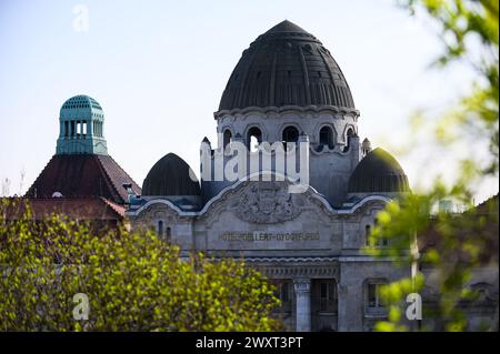 Dôme du Danubius Hôtel Gellért à Budapest Banque D'Images