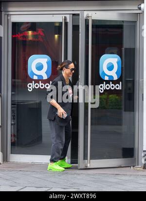 Londres, Royaume-Uni. 2 avril 2024. Myleene Klass est vu devant Global Radio Credit : Richard Lincoln/Alamy Live News Banque D'Images