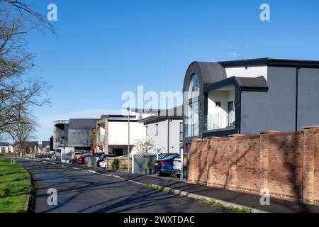 Boîtier sur mesure. Graven Hill, Bicester, Oxfordshire, Angleterre Banque D'Images